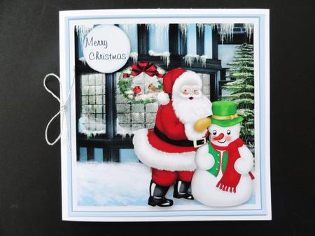 Santa Snowman Mini Kit by Valerie Spowart