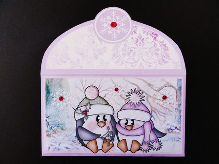 Mistletoe Kisses 2 Christmas Money Wallet by Valerie Spowart