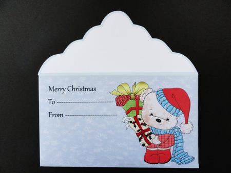 Gift Ted Money Wallet Christmas by Valerie Spowart