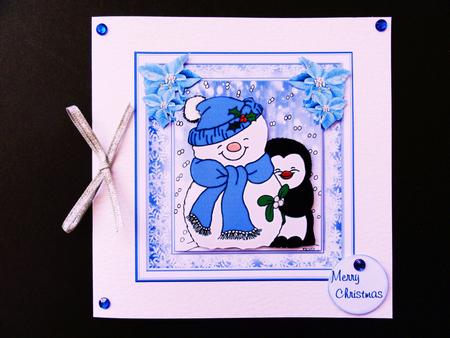 Snowman and Friend Mini Kit by Valerie Spowart