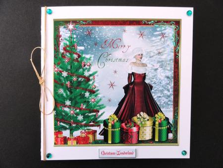 Christmas Wonderland Decoupage Topper by Valerie Spowart