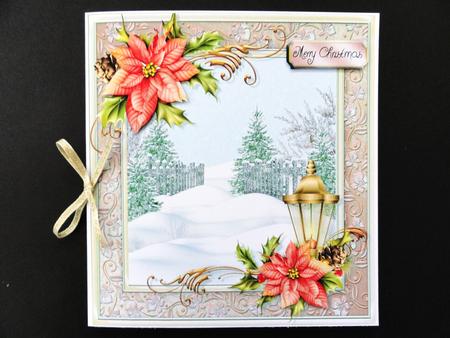 Beautiful Christmas Scene 8x8 by Valerie Spowart