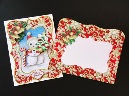 The Cutest Snowman Large Bracket Card Kit by Valerie Spowart