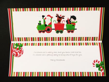 Our Journey, the Fun Santa Train Insert Dl by Valerie Spowart