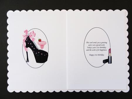 Ur 21 Female Birthday Insert by Valerie Spowart
