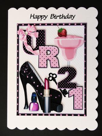 Ur 21 Female Birthday by Valerie Spowart
