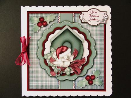 Christmas Chirps - 8" Square Card Mini-kit by Valerie Spowart