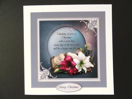 Christmas Book & Amaryllis by Valerie Spowart