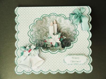 Bells, Candles and Festive Flowers Tent Card Kit by Valerie Spowart