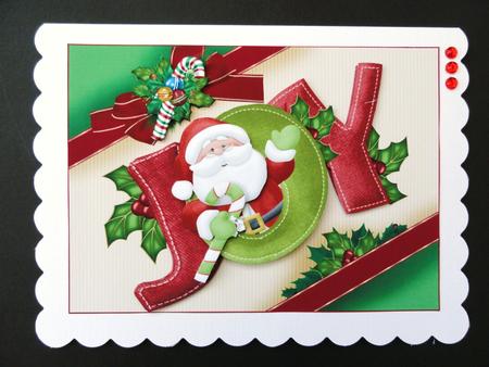 Santa Joy by Valerie Spowart