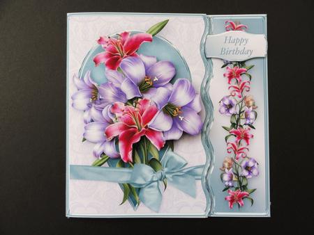 Lily Bouquet - Wavy Offset Card Mini Kit by Valerie Spowart