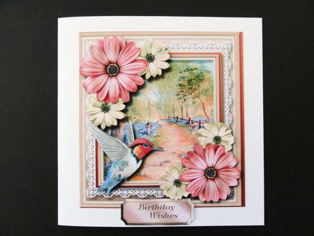 8x8 Mini Kit , Daisy's and Forest Scene  by Valerie Spowart