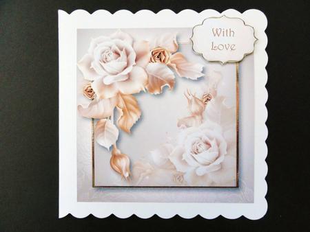 Rose Gold 8x8 Quick Topper by Valerie Spowart