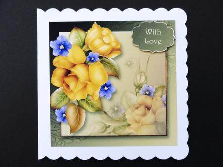 Sunshine Yellow 8x8 Quick Topper by Valerie Spowart