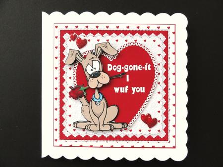 Dog-gone It Valentine by Valerie Spowart