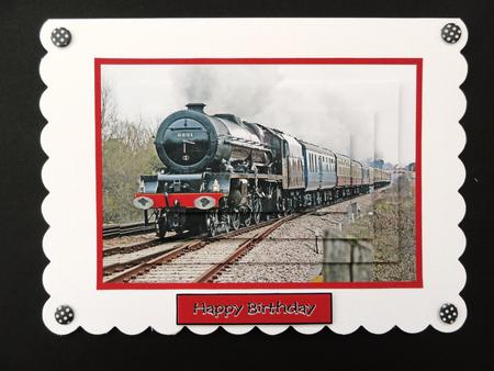 Engine 6201 Pyramid Card Any Occasion by Valerie Spowart