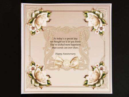 Cream Roses on a Lace Frame Matching 8inx8in Insert Plate by Valerie Spowart