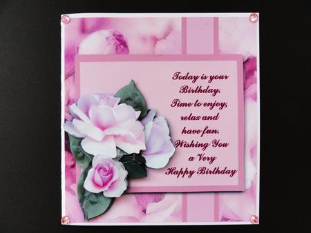 Birthday Roses Purple by Valerie Spowart