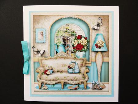 Charming Living Room Card Mini Kit by Valerie Spowart