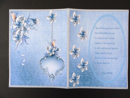Birthday Blue 1 by Valerie Spowart