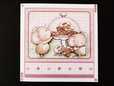 Doughnuts & Sprinkles 7.5 Decoupage Mini Kit All Occasions by Valerie Spowart