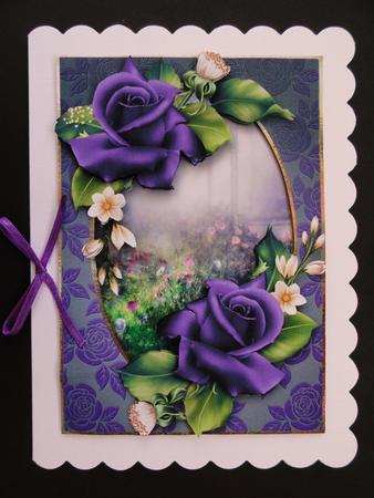 Purple Velvet Roses by Valerie Spowart