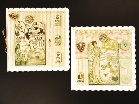 3 Vintage Tag Toppers for Ladies by Valerie Spowart