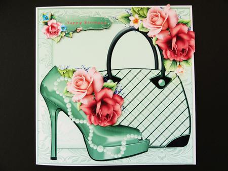 Roses with Handbag Mini Kit by Valerie Spowart
