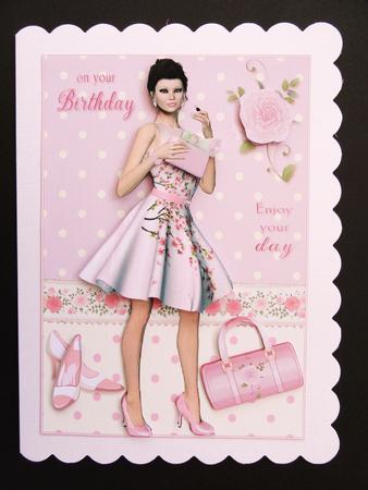 Dressed to Impress Fashion Lady by Valerie Spowart