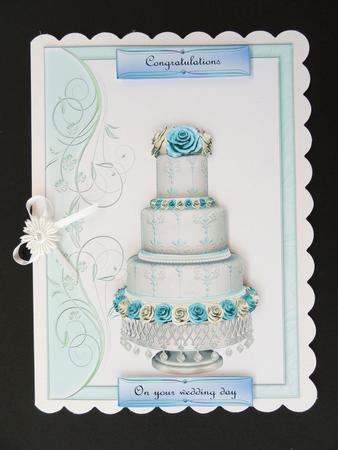 Wedding Cake - Pale Green by Valerie Spowart