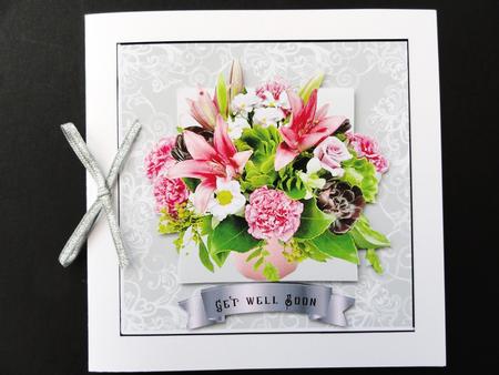Simply a Bunch of Flowers Card Front by Valerie Spowart