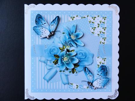 Bleu Symphony Quick Card by Valerie Spowart