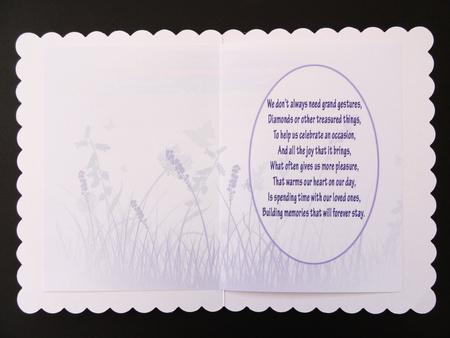 Birthday Verse Insert 2 by Valerie Spowart