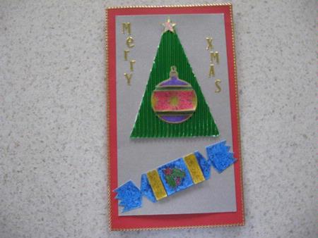 Christmas Cracker and Bauble by Valerie Steele