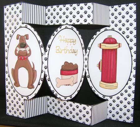 My Doggy - Pop Out Card by Valerie Swinglehurst