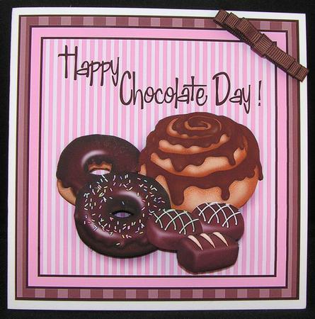 Pink Happy Chocolate Day! by Valerie Swinglehurst