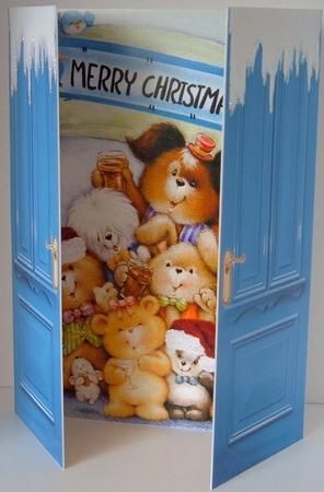 Merry Christmas, Gatefold by Valerie Swinglehurst