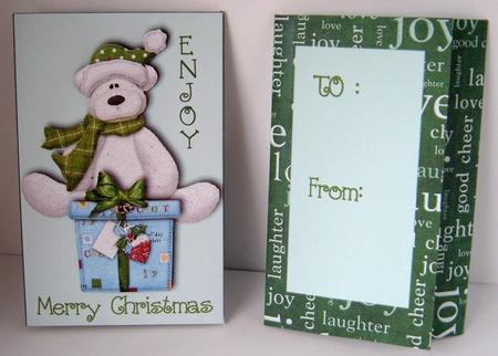 Polar Bear - 5 Min Gift/money Envelope by Valerie Swinglehurst