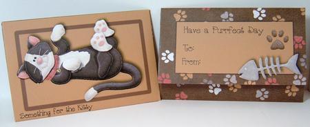 Something for the Kitty - 5 Min Gift/money Wallet by Valerie Swinglehurst