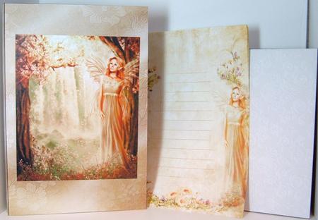 Fairy Stationery Folder Kit by Valerie Swinglehurst