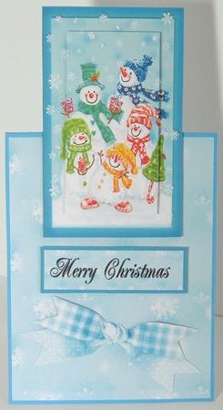 Christmas Snow Family by Valerie Swinglehurst
