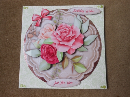 Gorgeous  Rose Topper  by Verona Davies