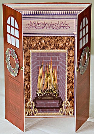 Fireplace Gatefold by Verona Davies