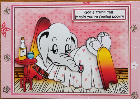 Nellie Elephant is Feeling Low 1 by Verona Davies