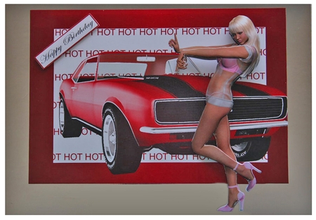 Some Like It Hot 6 Decoupage by Verona Davies