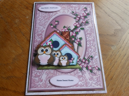 New Home Family Owl by Verona Davies