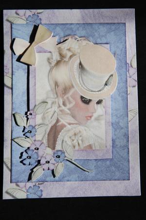 Top Hat Totty 2 Backing Paper 1 by Vicki Clark