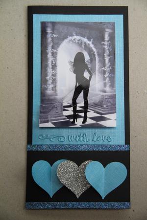 Sexy Fairy Silhouette Wave Edge Bottom Stacker by Vicki Clark