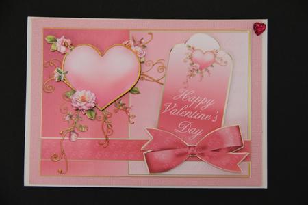 Valentine's Day Heart and Tag Card by Vicki Clark