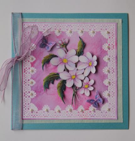 Daisies and Butterflies Decoupage Sheet by Vicki Clark